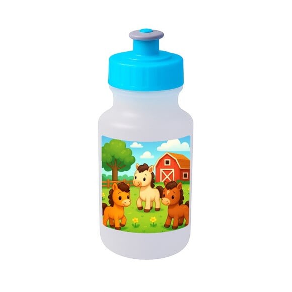 Garrafinha Squeeze Personalizada Cavalinhos