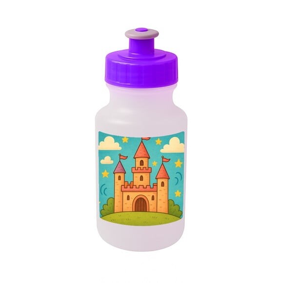Garrafinha Squeeze Personalizada Castelo Encantado