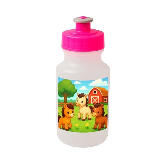 Garrafinha Squeeze Personalizada Cavalinhos