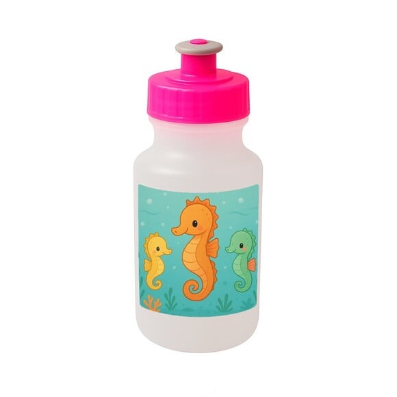 Garrafinha Squeeze Personalizada Cavalos Marinhos