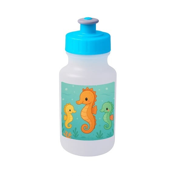 Garrafinha Squeeze Personalizada Cavalos Marinhos