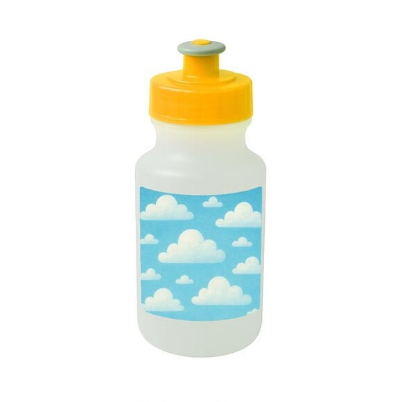 Garrafinha Squeeze Personalizada Céu Azul