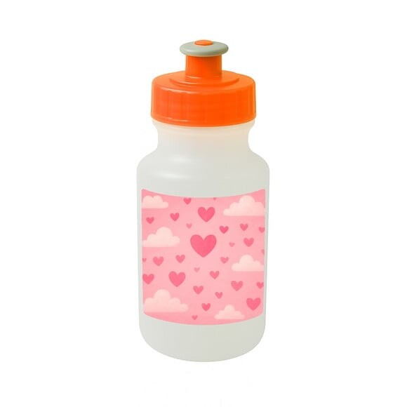 Garrafinha Squeeze Personalizada Céu Rosa