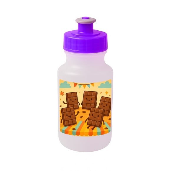 Garrafinha Squeeze Personalizada Chocolates