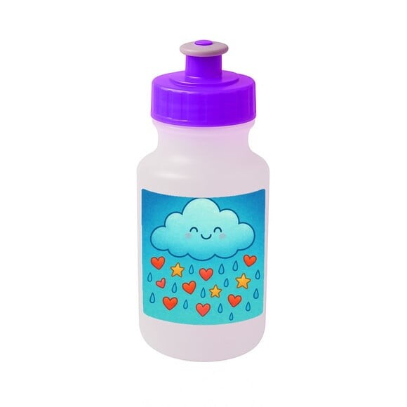 Garrafinha Squeeze Personalizada Chuva de Bênçãos