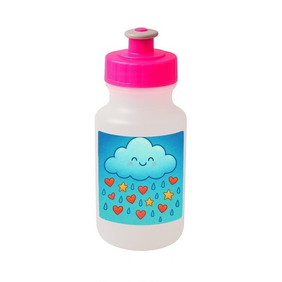 Garrafinha Squeeze Personalizada Chuva de Bênçãos