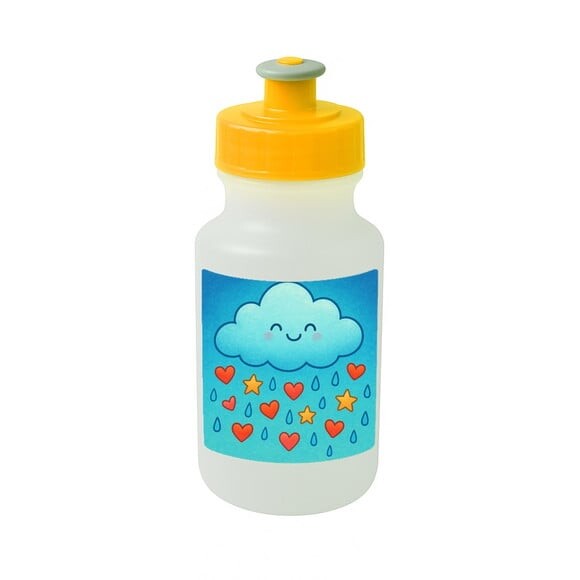 Garrafinha Squeeze Personalizada Chuva de Bênçãos