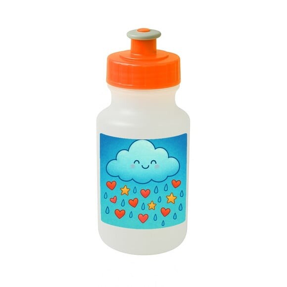 Garrafinha Squeeze Personalizada Chuva de Bênçãos