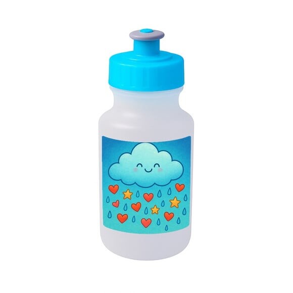 Garrafinha Squeeze Personalizada Chuva de Bênçãos