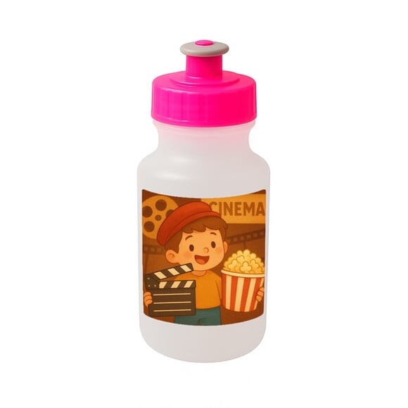 Garrafinha Squeeze Personalizada Cinema Antigo