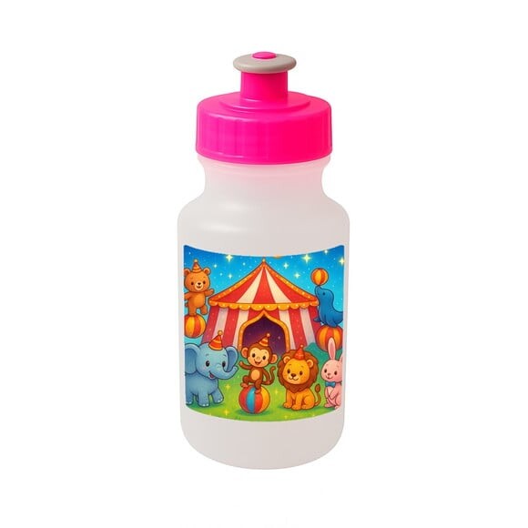 Garrafinha Squeeze Personalizada Circo Encantado