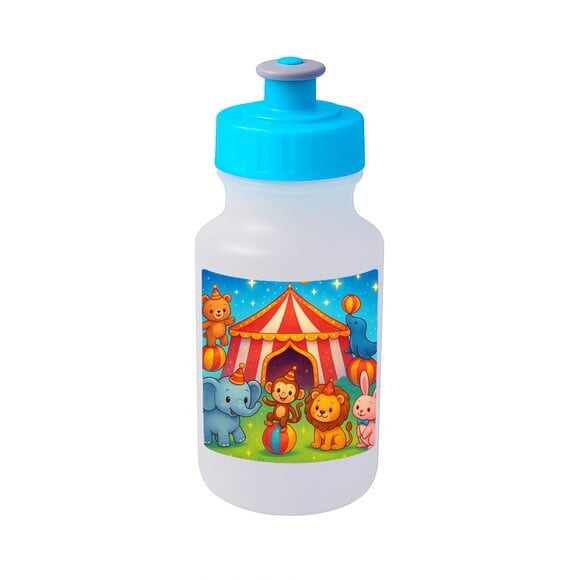 Garrafinha Squeeze Personalizada Circo Encantado