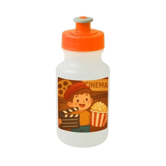 Garrafinha Squeeze Personalizada Cinema Antigo
