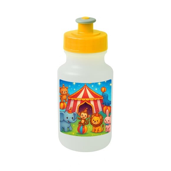 Garrafinha Squeeze Personalizada Circo Encantado