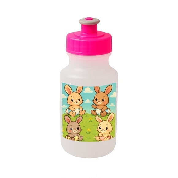 Garrafinha Squeeze Personalizada Coelhinhos Baby
