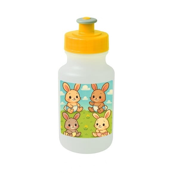Garrafinha Squeeze Personalizada Coelhinhos Baby
