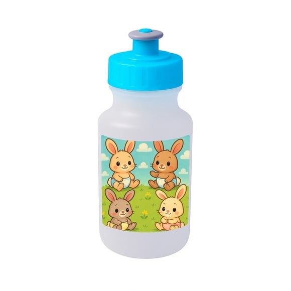 Garrafinha Squeeze Personalizada Coelhinhos Baby