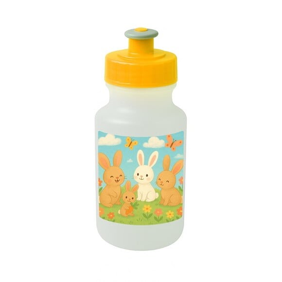 Garrafinha Squeeze Personalizada Coelhinhos