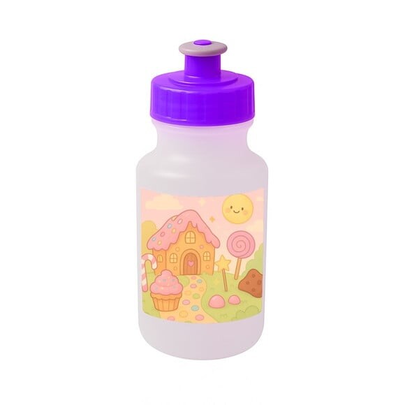 Garrafinha Squeeze Personalizada Confeitaria Kids