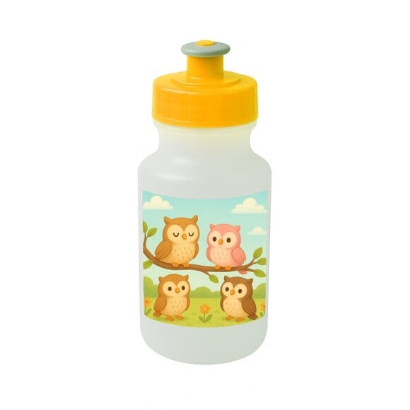 Garrafinha Squeeze Personalizada Corujinhas
