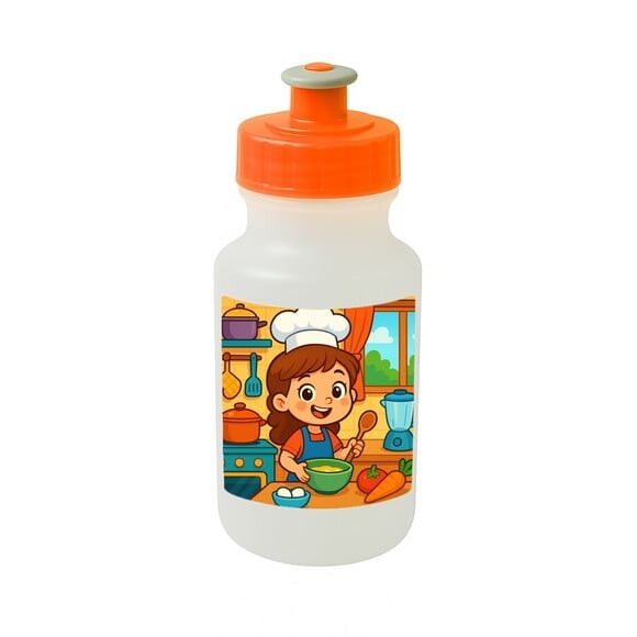 Garrafinha Squeeze Personalizada Cozinha Kids
