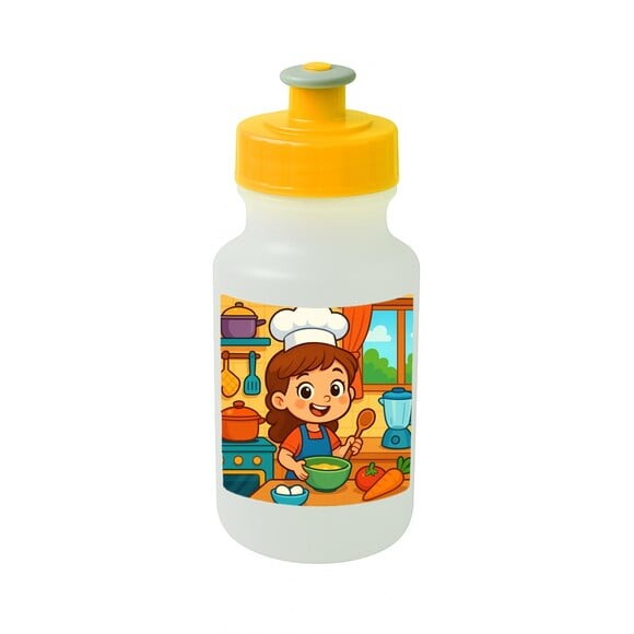 Garrafinha Squeeze Personalizada Cozinha Kids