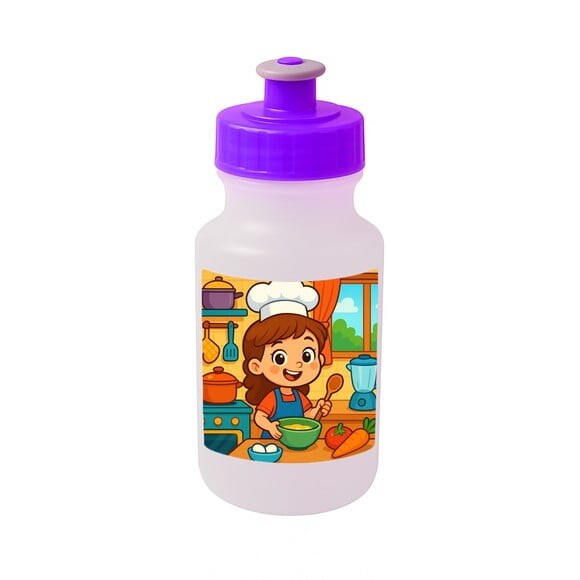 Garrafinha Squeeze Personalizada Cozinha Kids