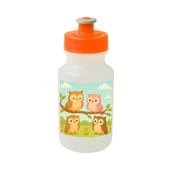 Garrafinha Squeeze Personalizada Corujinhas