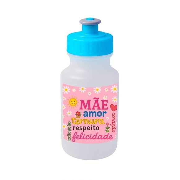 Garrafinha Squeeze Personalizada Dia das Mães