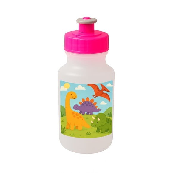 Garrafinha Squeeze Personalizada Dinossauros