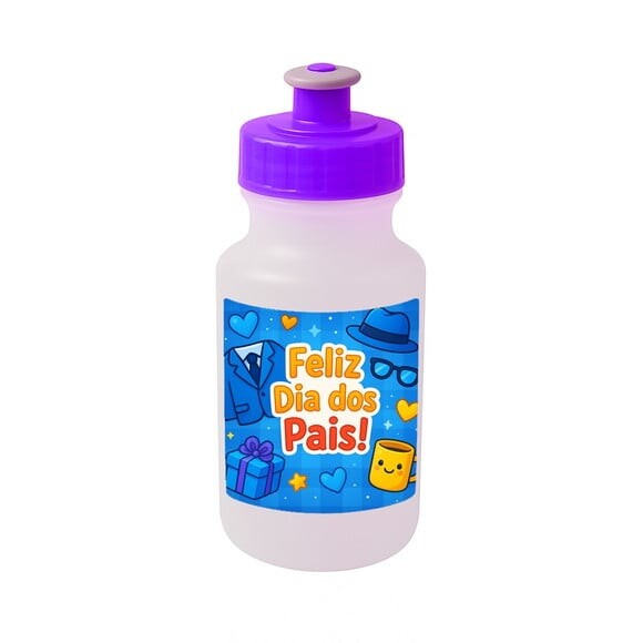 Garrafinha Squeeze Personalizada Dia dos Pais