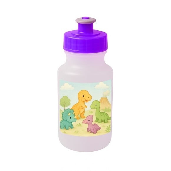 Garrafinha Squeeze Personalizada Dinossauros Baby