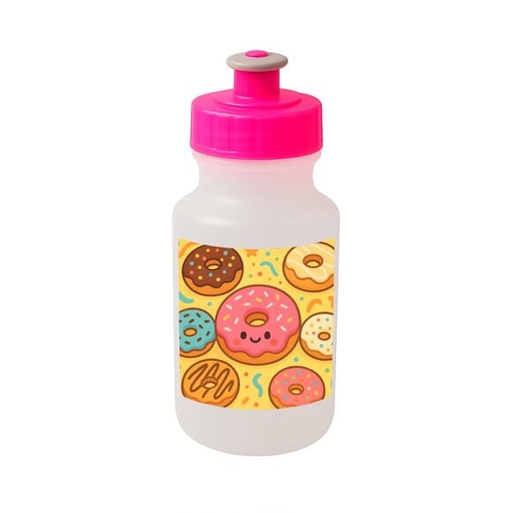 Garrafinha Squeeze Personalizada Donuts
