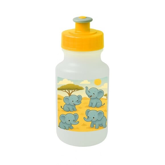 Garrafinha Squeeze Personalizada Elefantinhos