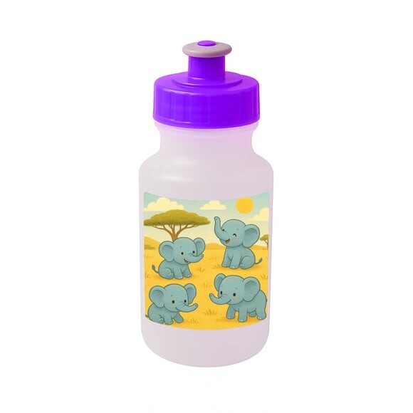 Garrafinha Squeeze Personalizada Elefantinhos