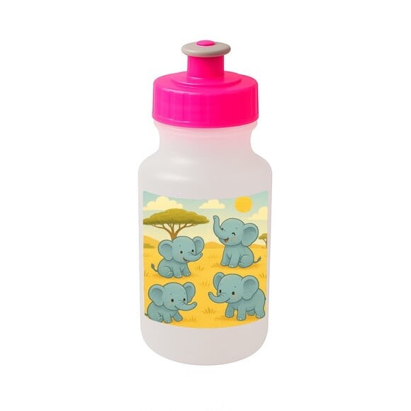 Garrafinha Squeeze Personalizada Elefantinhos