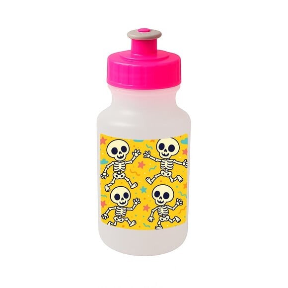 Garrafinha Squeeze Personalizada Esqueletinhos Kids