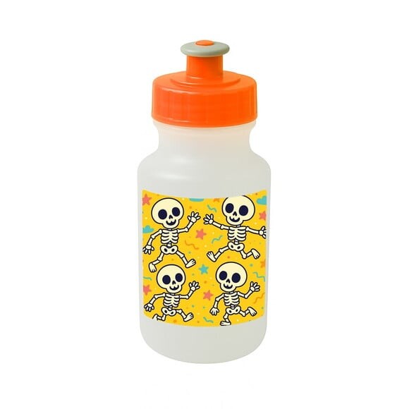 Garrafinha Squeeze Personalizada Esqueletinhos Kids