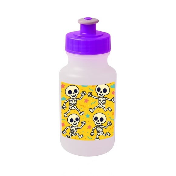 Garrafinha Squeeze Personalizada Esqueletinhos Kids