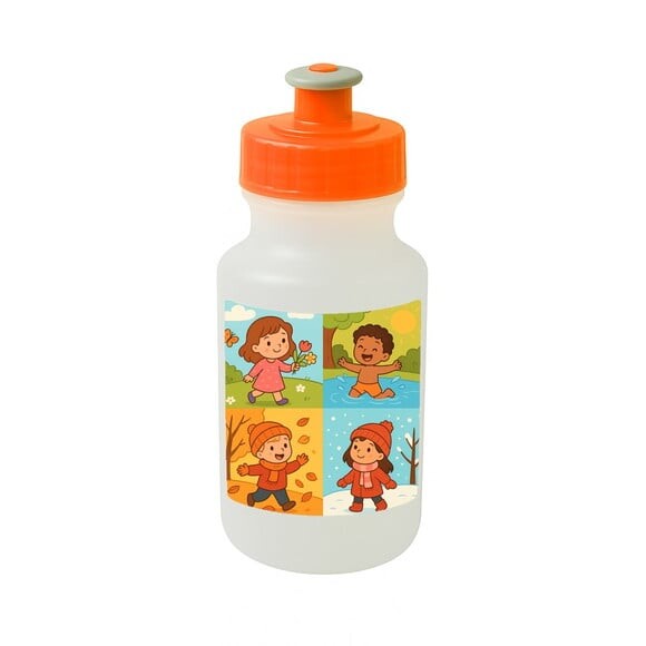 Garrafinha Squeeze Personalizada Estações do Ano