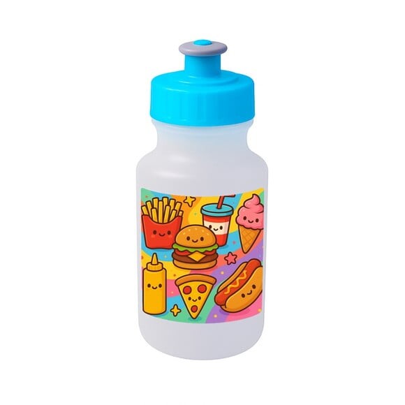 Garrafinha Squeeze Personalizada Fast Food