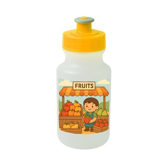 Garrafinha Squeeze Personalizada Feira de Frutas