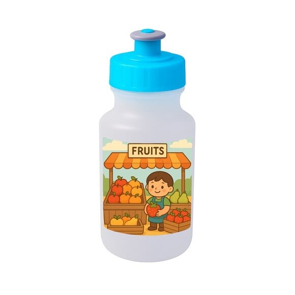 Garrafinha Squeeze Personalizada Feira de Frutas