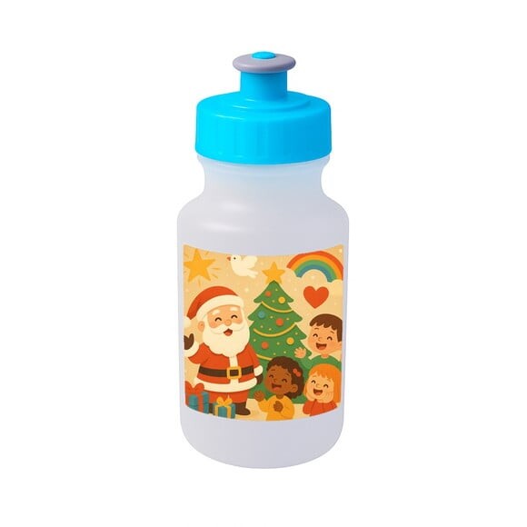 Garrafinha Squeeze Personalizada Feliz Natal