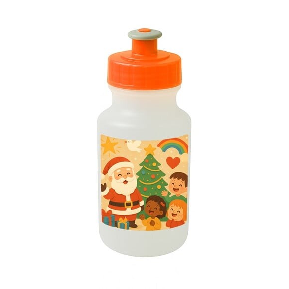 Garrafinha Squeeze Personalizada Feliz Natal