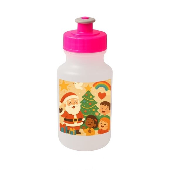 Garrafinha Squeeze Personalizada Feliz Natal