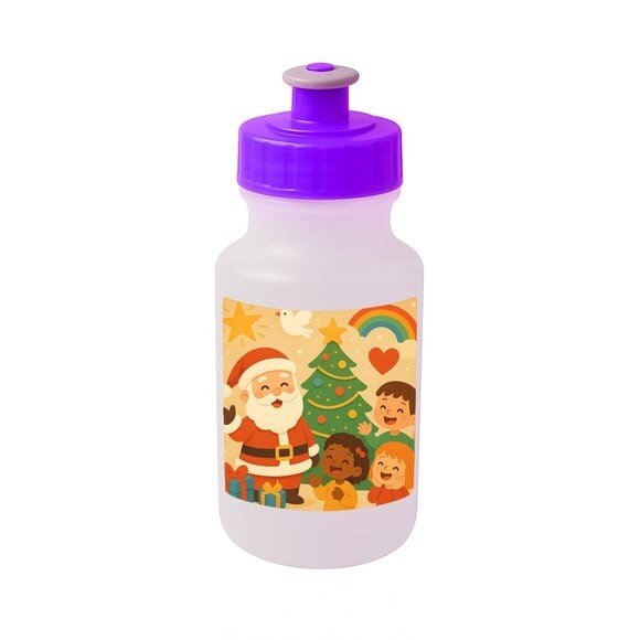 Garrafinha Squeeze Personalizada Feliz Natal