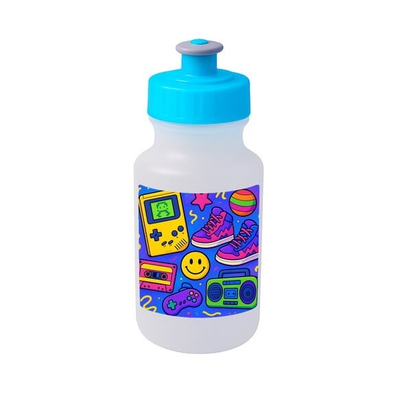 Garrafinha Squeeze Personalizada Festa Anos 90