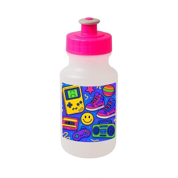 Garrafinha Squeeze Personalizada Festa Anos 90