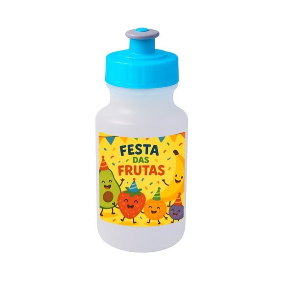 Garrafinha Squeeze Personalizada Festa das Frutas